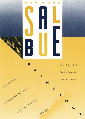 Announcements and invitations depicts: Exhibition announcement