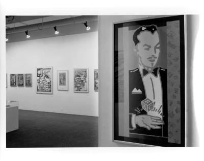 Photographic Materials depicts: artworks installed in gallery