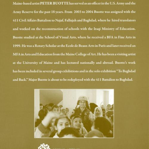 Portfolios depicts: interior of exhibition catalog