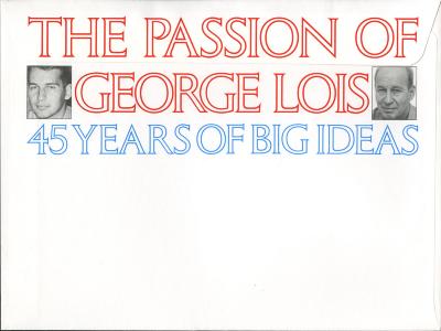 Letterheads/Stationery depicts: Envelope with title of the exhibition