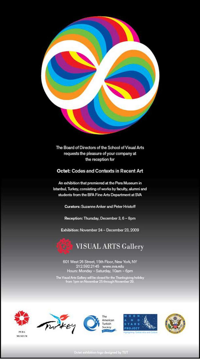 Announcements and invitations, Digital Files depicts: Exhibition announcement