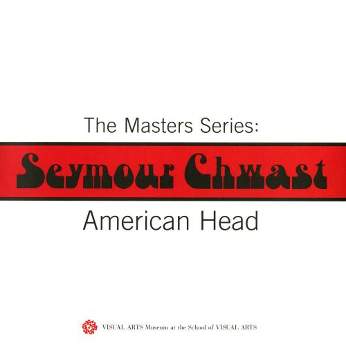 Portfolios depicts: Cover of catalog with title of exhibition and Chwast's name in his Artone typeface