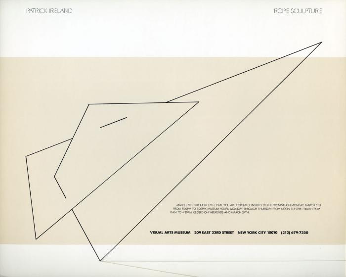 Posters depicts: Abstract lines forming triangular shapes