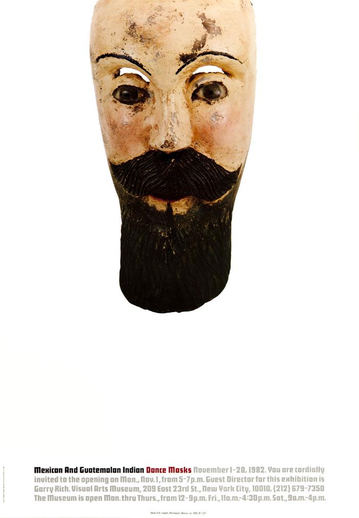 Posters depicts: Mask of bearded man