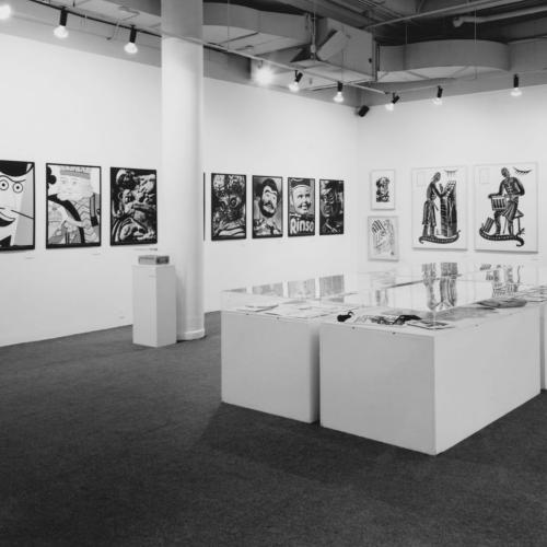 Photographic Materials depicts: artworks installed in gallery