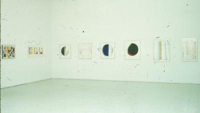 Photographic Materials depicts: artworks installed in gallery