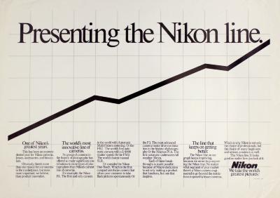 Advertisements depicts: Graph with a line going up 