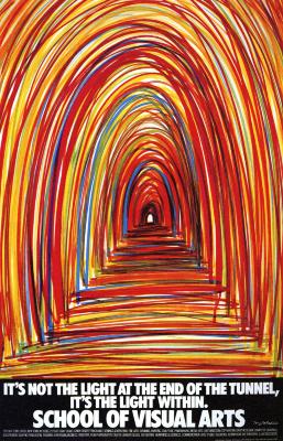 Posters depicts: Colorful scribbled depiction of a tunnel interior.