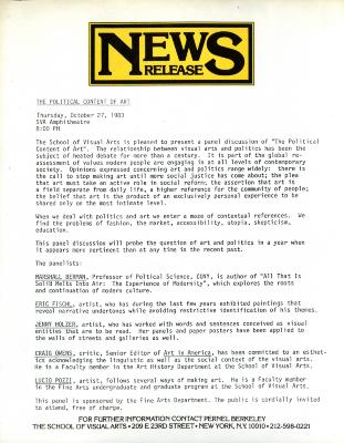 Press Releases depicts: typed press release