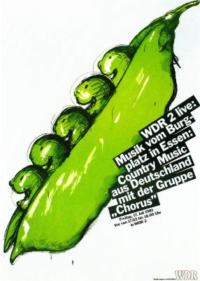 Posters depicts: Pea pod with five peas all with smiling faces