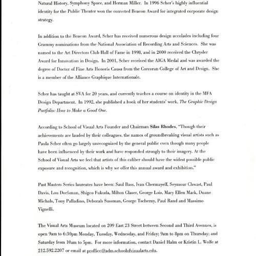 Press Releases depicts: Typed press release, page 2 of 2