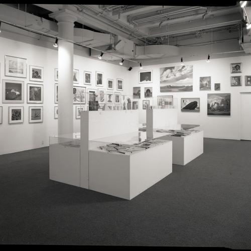 Photographic Materials depicts: artworks installed in gallery