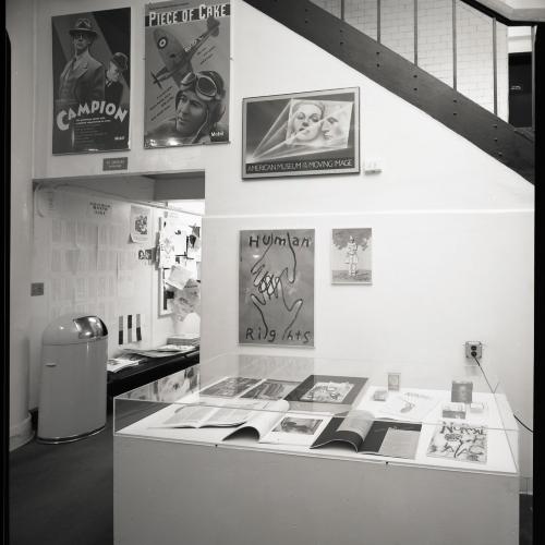 Photographic Materials depicts: artworks installed in gallery