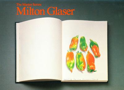 Announcements and invitations depicts: Drawing of peppers in a sketchbook